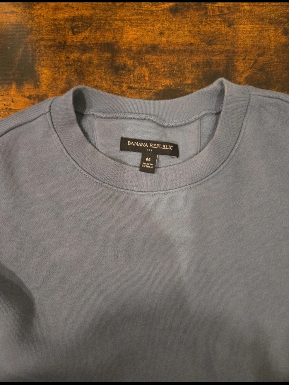 Banana Republic Men's Crewneck Sweater - Slate Blue
